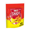 Cheez-It Snapd Cheese Cracker Chips, Thin Crisps, Lunch Snacks, Double Cheese, 9oz Bag (12 Packs)