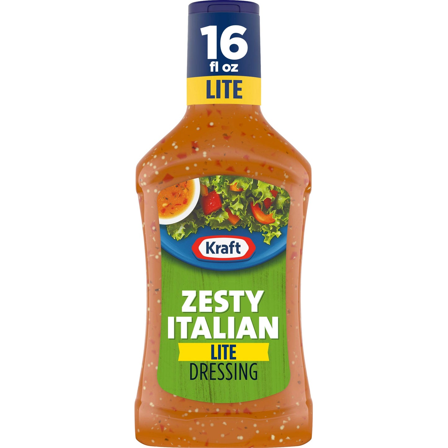 Kraft Zesty Italian Lite Salad Dressing (16 fl oz Bottles, Pack of 6)