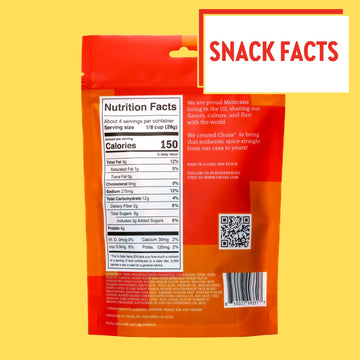 CHUZA Spicy Tropical Trail Mix - Bold & Crunchy Snack with 100% Mexican Spices - Peanuts, Almonds, Cashews, Sesame Chips, Corn N