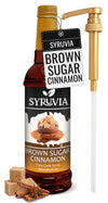 Syruvia Brown Sugar Cinnamon Syrup - Brown Sugar Cinnamon Coffee Syrup Flavor, 25.4 fl oz, Kosher, Gluten Free, Perfect for Coff