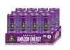Sambazon Organic Sparkling Amazon Energy Drink, Acai Berry, 12 Fl Oz (Pack of 12), Vegan, Non-GMO, Kosher, Purple