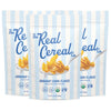 The Real Cereal Company, Organic Corn Flakes Cereal 3-Pack, Zero Sugar, Gluten-Free, Non-Gmo, Made In California