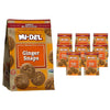 Mi-Del Ginger Snaps - Crunchy Ginger Cookies Made With Real Ginger - Swedish Ginger Snaps Cookies Old Fashioned - Non-Gmo Certified, 0G Trans Fat, Healthy Cookies (Pack Of 8)