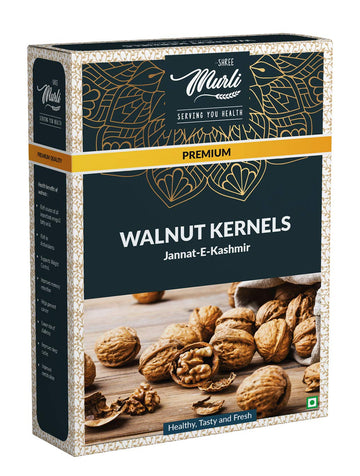Shree Murli Walnuts Kernels ( Without Shell ) 2 Kg ( Pack Of 8 X 250 Grams)