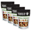 Power Up Mega Omega Trail Mix By Gourmet Nut -100% Natural Keto & Paleo Friendly Non GMO Vegan Gluten Free Certified Kosher - Sh