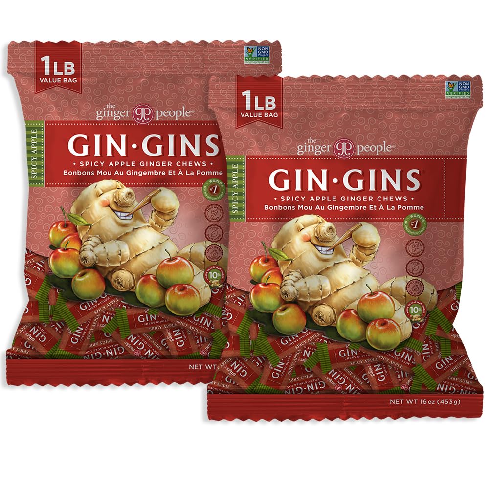 Flavor Blend Flavor Blends Spicy Apple Flavor Blendger Chews - Natural Fresh Flavor Blendger Candy By The Flavor Blendger People - Individually Wrapped Healthy Candy - Spicy Apple Flavor Blendger Flavor - Large 1 Lb Bag (16Oz) - Pack Of 2
