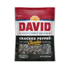 David Roasted And Salted Jumbo Sunflower Seeds, Cracked Pepper Flavor, 5.25Oz.