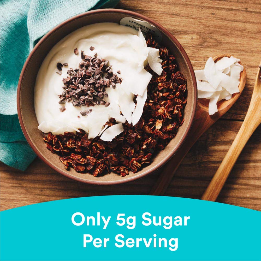 Gr8Nola Cacao Crisp - Healthy, Low Sugar, Vegan Granola Cereal - Made With Superfoods Cacao, Coconut, And Sunflower Seeds, Soy F