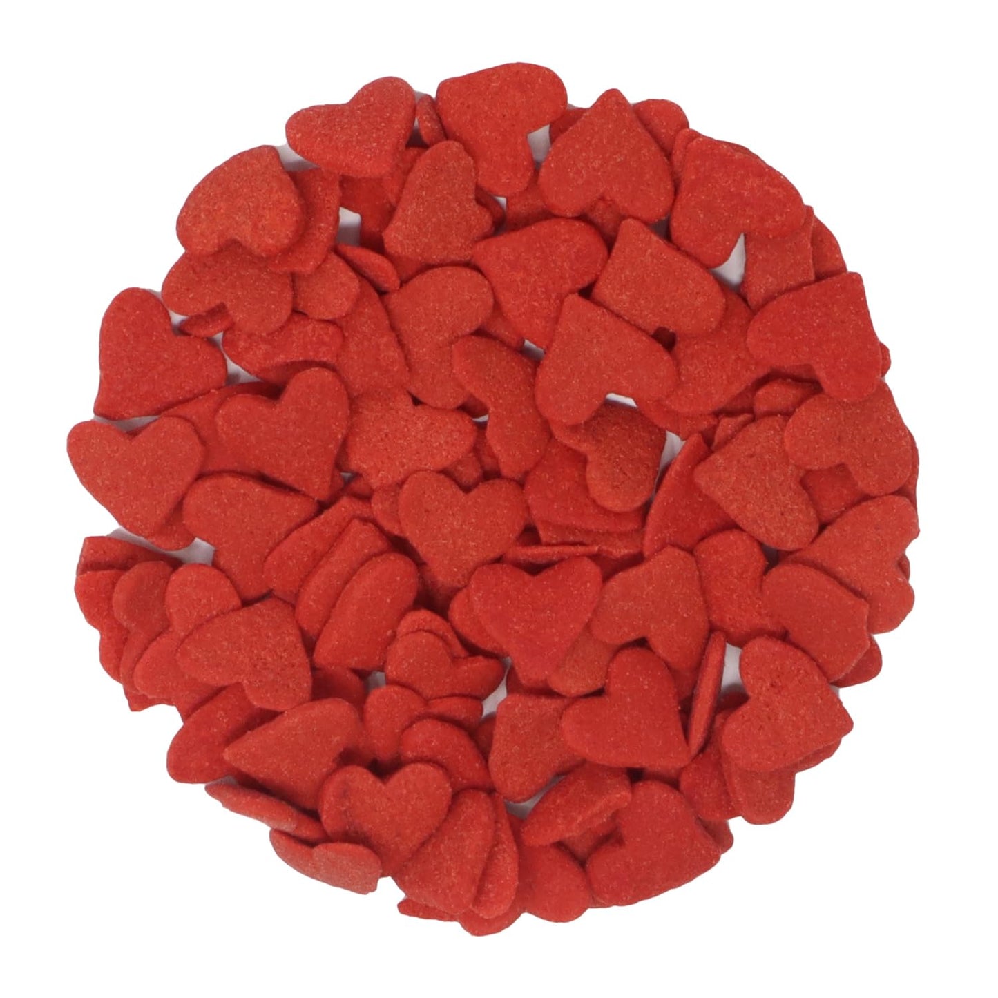 MYSTIC SPRINKLES Valentines Day Candy Sprinkles, Jumbo Red Hearts, 1 Pound Bag