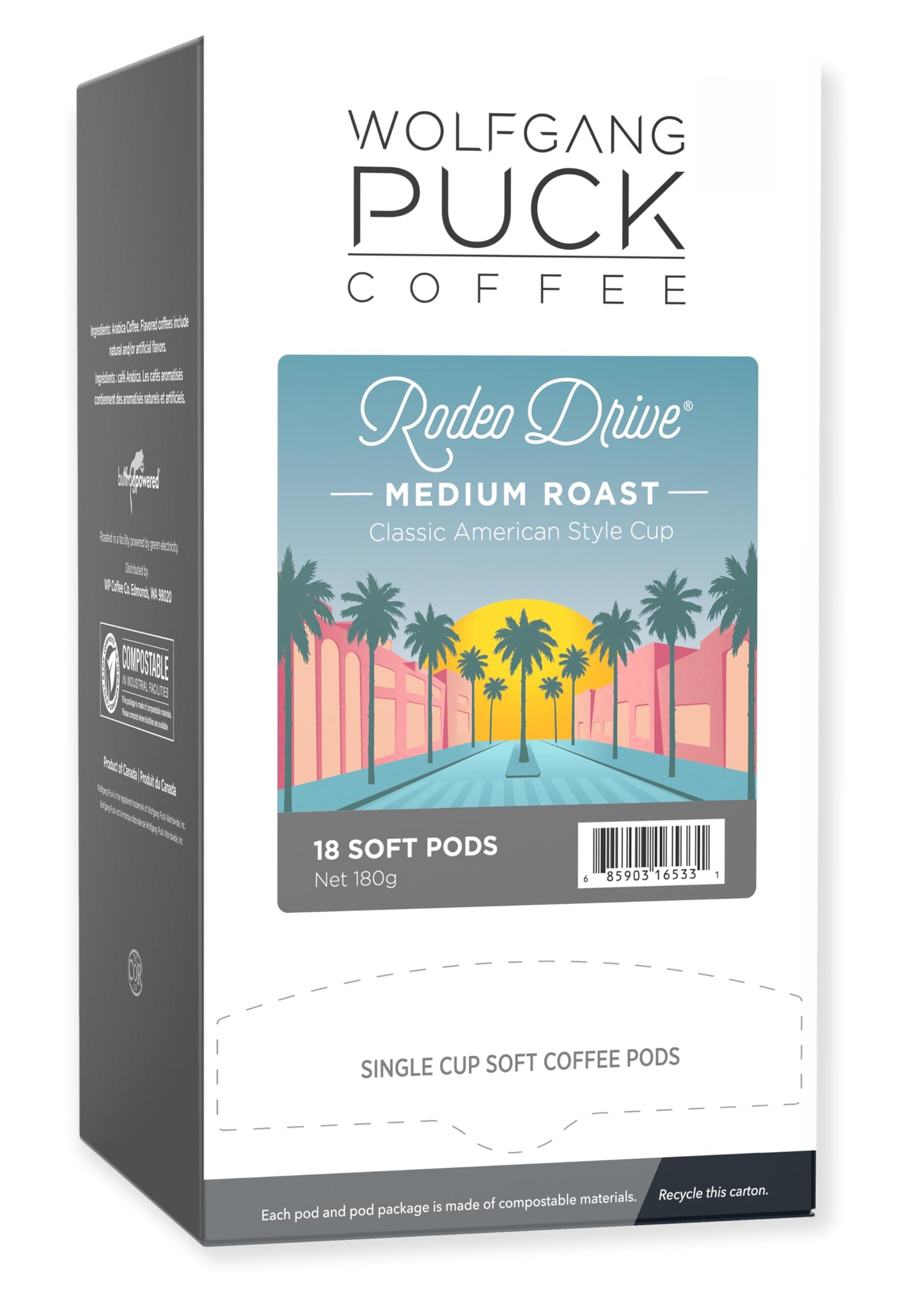 Wolfgang Puck Coffee Rodeo Drive 9.5 Gram Soft Pods 18-Count (Pack Of 3)