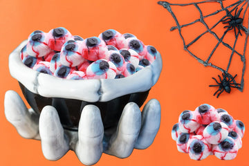 Fruidles Halloween Spooky Eyeballs Gummi Candy, Delicious Assorted Colors & Fruit Flavors Gummies (4.4 Pounds (Bulk))