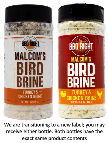 Malcom'S Turkey And Chicken Bird Brine Seasoning | Championship Herb Brine Formulated To Produce A Juicy, Tender Bird Every Time