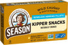 SEASON Kipper Snacks Boneless Herring Fillets, Naturally Smoked, Keto, Non-GMO, 18g Protein, 3.25 Oz, Pack of 12