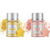 Gold Rose Gold Luster Dust Edible Glitter Drinks Set - Food Grade Cake Dust Shimmer Powdered, Vegan Edible Metallic Powder Food