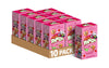 MEIJI Hello Panda Cookies, Strawberry Crme Filled - 2.1 oz, Pack of 10 - Bite Sized Cookies with Fun Panda Sports