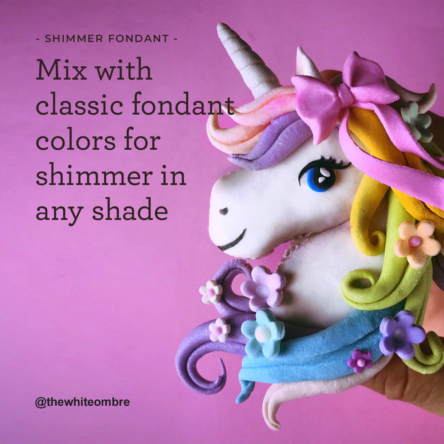 Satin Ice Gold Shimmer Fondant With Edible Glitter (1 Pound, Vanilla) For Cake Decorating