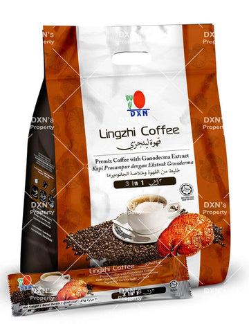 Limitedbonusdeal Dxn Lingzhi 3 In 1 Coffee 20 Sachets (10 Pack)