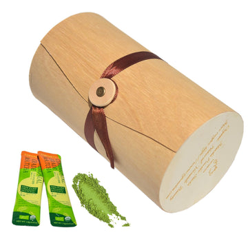 Top One Ceremonial Grade Organic Matcha Green Tea Powder - 30 Single Serve Stick Packs, Authentically Japanese, First Harvest ,