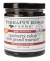 Terrapin Ridge Farms Cranberry Relish with Grand Marnier - Tart Cranberries Apples & Grand Marnier for a Sophisticated Relish - Perfect for Turkey Stuffing and Appetizers - 11 oz Jar