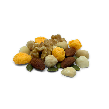 Natures Garden Keto Snack Mix - Probiotic Cheese Balls, Crunchy Keto Snack, Keto Snack Mix, All Natural, Heart Healthy Nuts - 24