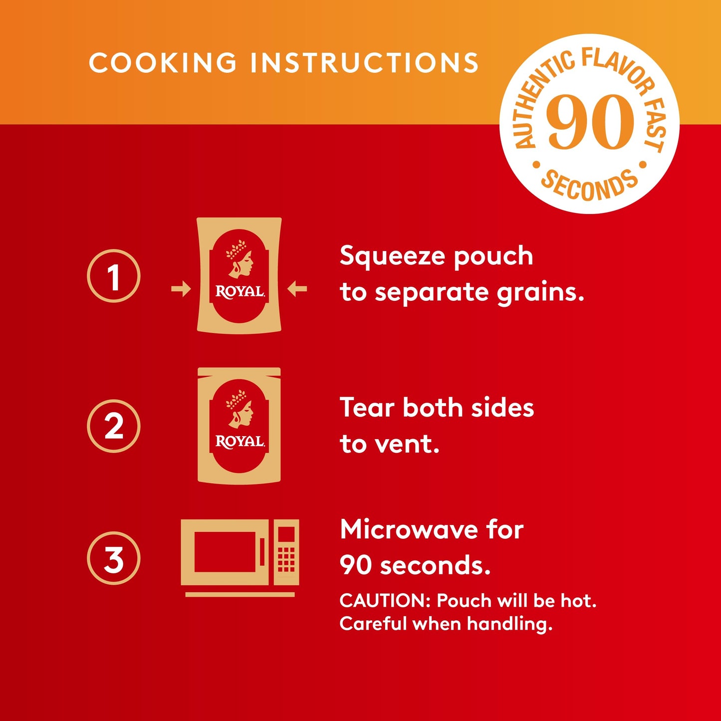 Royal Mexican Rice And Street Corn - Ready To Heat Basmati Rice - (4 Pack) 8.5 Oz Microwavable Pouch