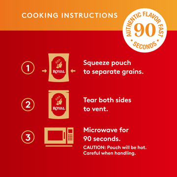 Royal Mexican Rice And Street Corn - Ready To Heat Basmati Rice - (4 Pack) 8.5 Oz Microwavable Pouch