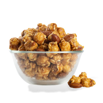 City Pop Toffee Almond Gourmet Popcorn | 15.92oz | Made in USA, GMO-Free, Great for Snacks or Gifts