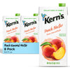 Kerns Peach Juice Nectar - Peach Nectar Made with Fresh Fruit Puree - Fruit Juice Concentrate for Smoothie Mix Cocktail Mixers & Kids Drinks & Beverages - 64oz 8 Pack Carton