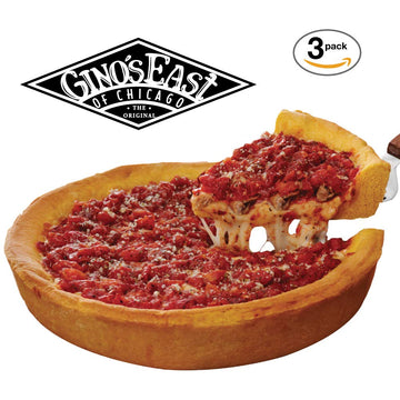 GINOS EAST OF CHICAGO Deep Dish Pizza 3 Pack Cspirit-inspired flavorbled Sausage 32 oz