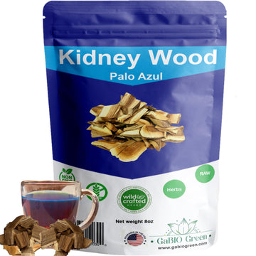 Kidney Wood palo azul, Blue Stick Herbal Tea Bark, palo azul tea, Resealable Bag (8 oz)