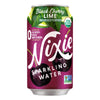 Nixie Sparkling Water, Black Cherry Lime | 12 Fl Oz Cans, 24 Pack | Organic, Vegan, Non-Gmo, Gluten Free, 0 Calories, 0 Sugar, 0