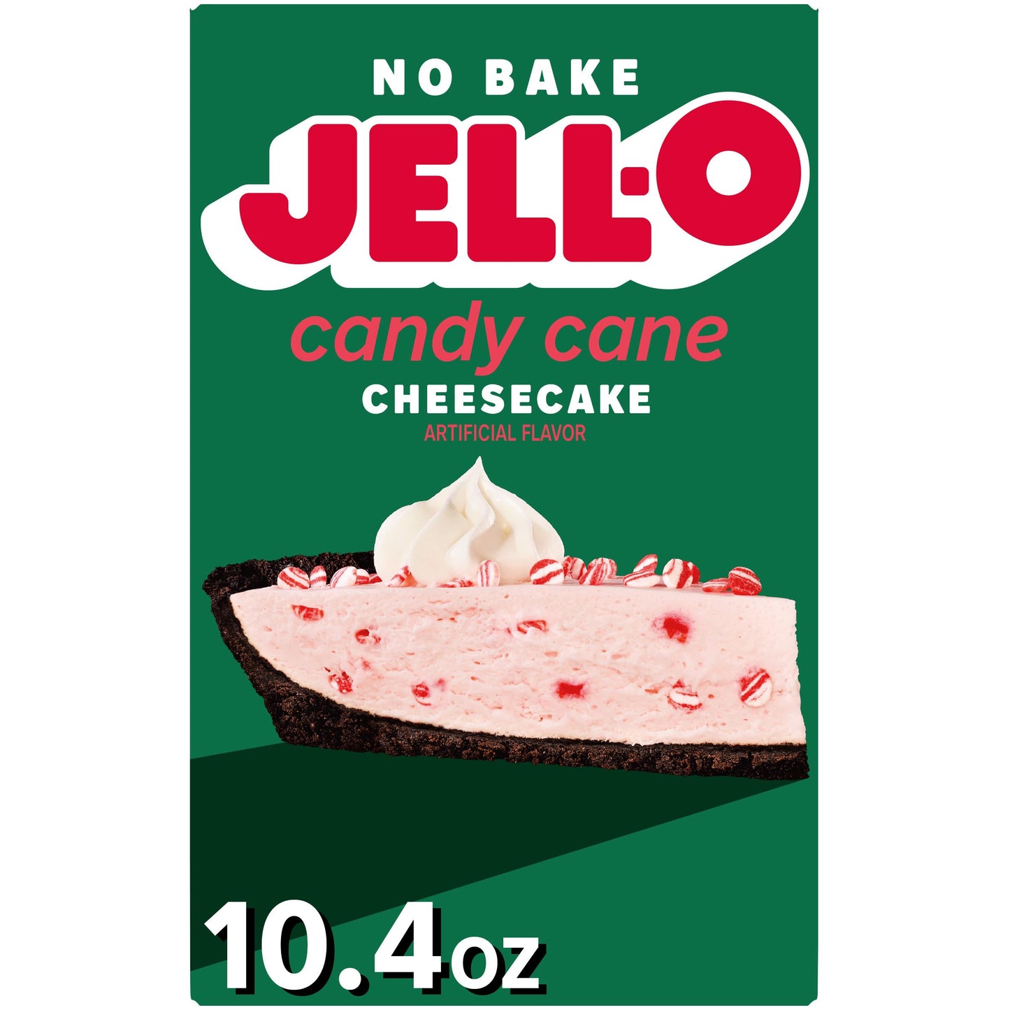 Jell-O No Bake Candy Cane Dessert 10.4 Ounce
