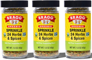 Bragg Sprinkle Herbs And Spices Seasoning, 1.5Oz, 3 Pack