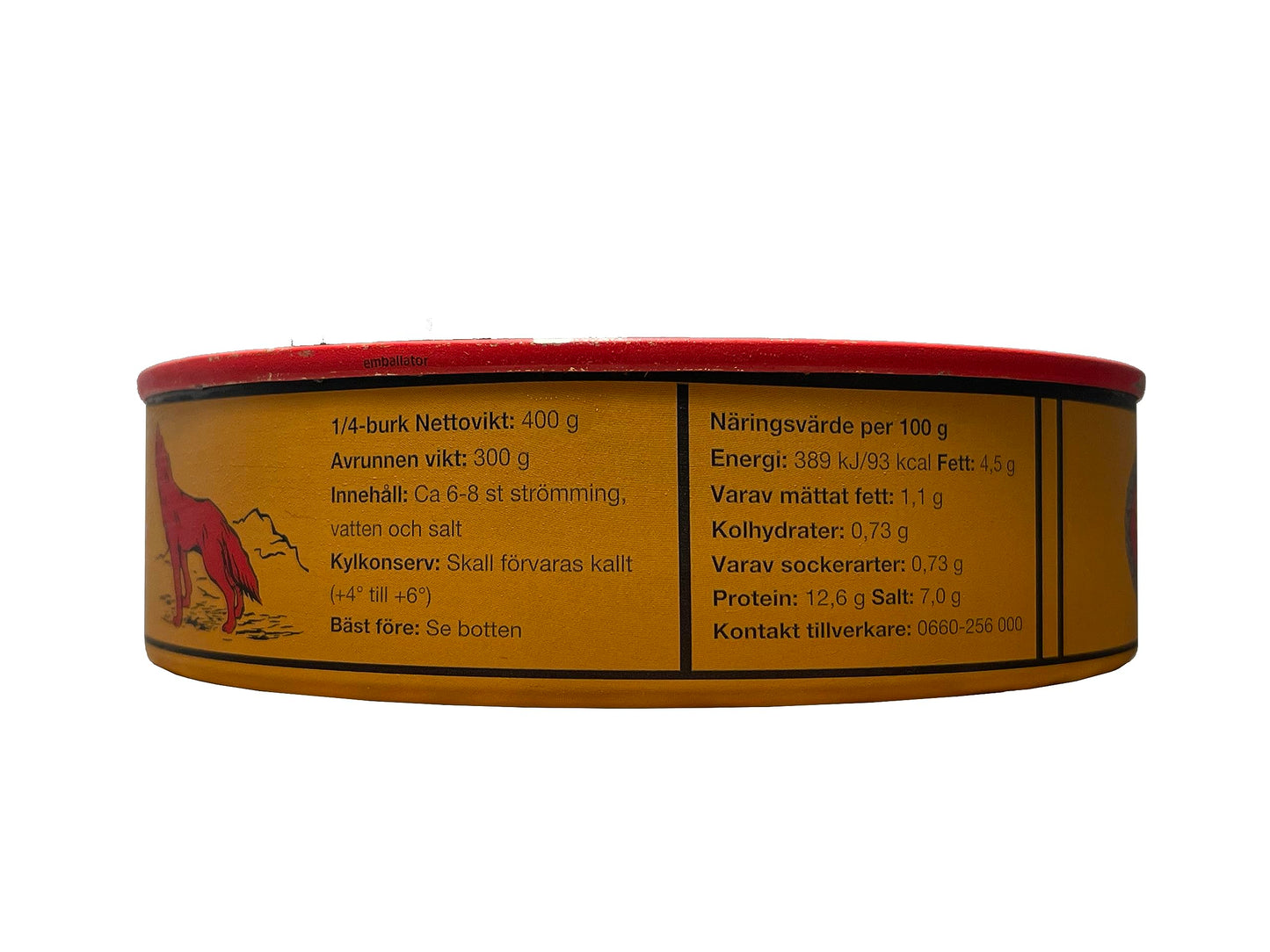 Surstrmming Fermented Pegs In Traditional Tin