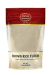 Spicy World Brown Rice Flour, Fine Ground, 5 LB Bulk, Resealable Bag, All-Natural, Rich in Fiber