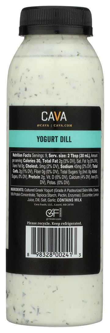 CAVA Yogurt Dill Sauce, 9 OZ