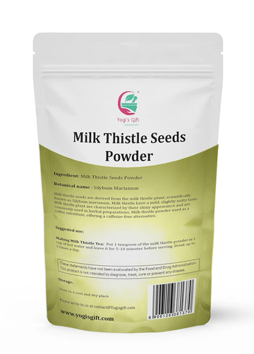 Milk Thistle Seed Powder 1 Lb | Rich In Silymarin | By Yogi'S Gift
