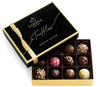 Godiva Chocolatier Signature Assorted Chocolate Truffle Gift Box for Birthday Thank You Anniversary Congratulations Gift Basket Gourmet Candy with Creamy Ganache in Milk White Dark Chocolate 12pc