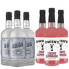 ChromaCast Dhos Handcrafted Non-Alcoholic Vodka 750 ML & Owen’s Cherry Lemonade Mix 32 OZ - Keto-Friendly, Zero Sugar, 3 Pack