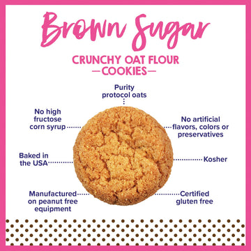 Goodie Girl, Mini Brown Sugar Cookie Snack Packs | Gluten Free, Peanut Free | 100 Calories (10 Pack)