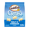 Goldfish Crisps Salt & Vinegar Flavored Baked Chip Cracker Snacks, 6.25 Oz Bag