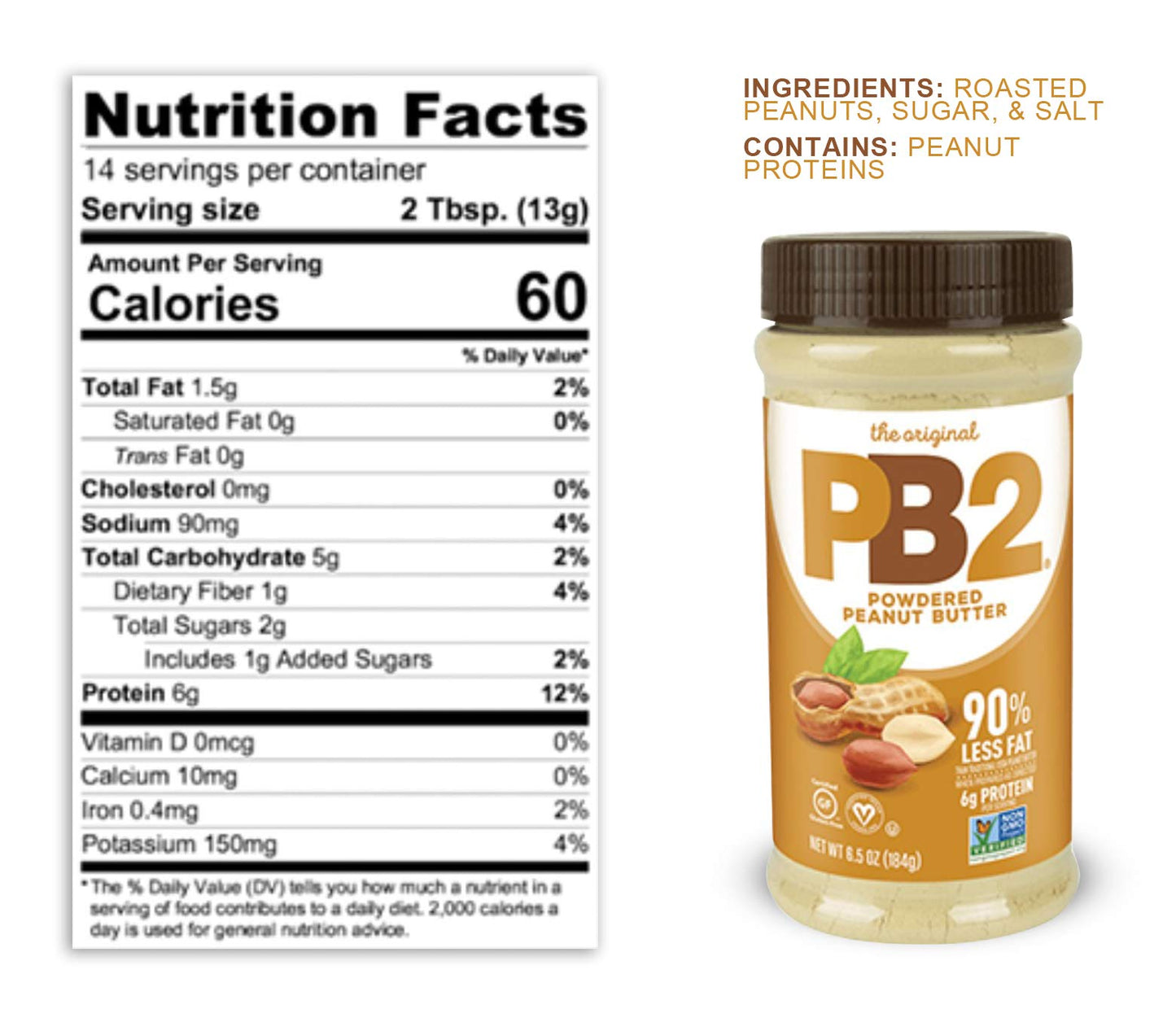 Pb2 Powdered Peanut Butter - 6.5Oz