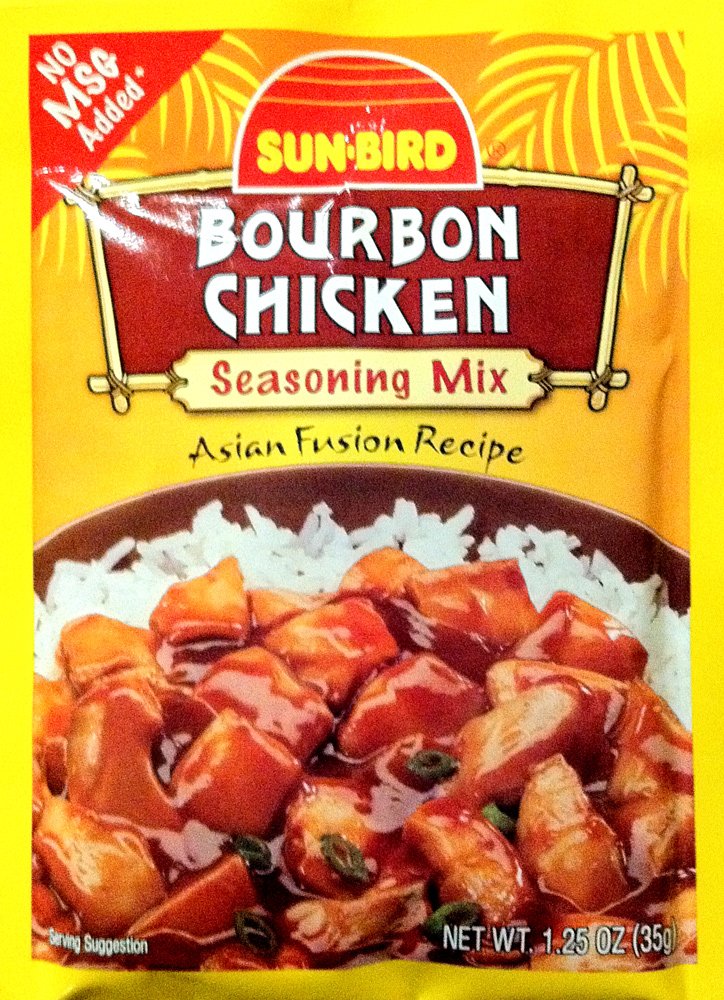 SUNBIRD Chicken Bourbon Seasoning Mix, 1.25 Ounce, Pack of 12