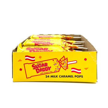Charms Sugar Daddy Milk Caramel LolliPops (Pack of 4)