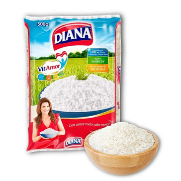 Rice - Arroz Blanco 2 Pack - White Rice Of 35 Oz / 1.1Lb Each - Arroz Diana Vitamor Blanco - Naturalmente Libre De Glutem - Impo