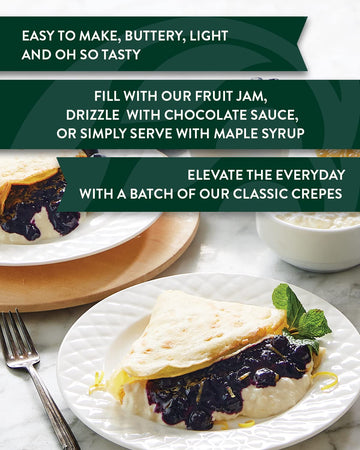 Stonewall Kitchen Traditional Crepe Mix, 16 Ounce - 2 Pack