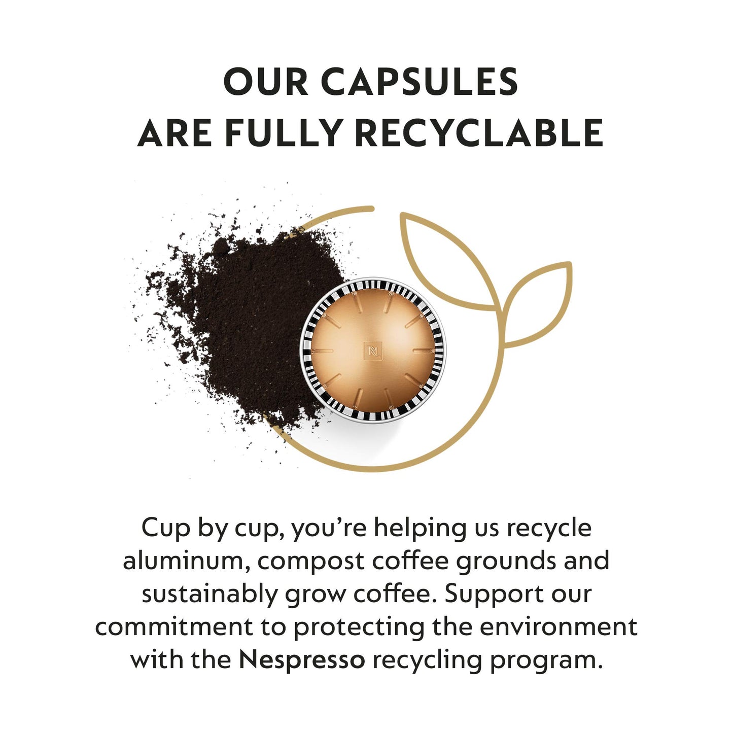 Nespresso compact pieces Vertuo Melozio Medium Roast Coffee Pods, 10 Count (Pack of 3), Model 102794