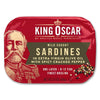 King Oscar Brisling Sardines In Extra Virgin Olive Oil, Spicy Cracked Pepper, 3.75-Ounce Cans (Pack Of 12)
