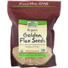 NOW Foods Organic Golden Flax Seeds - 2 lb