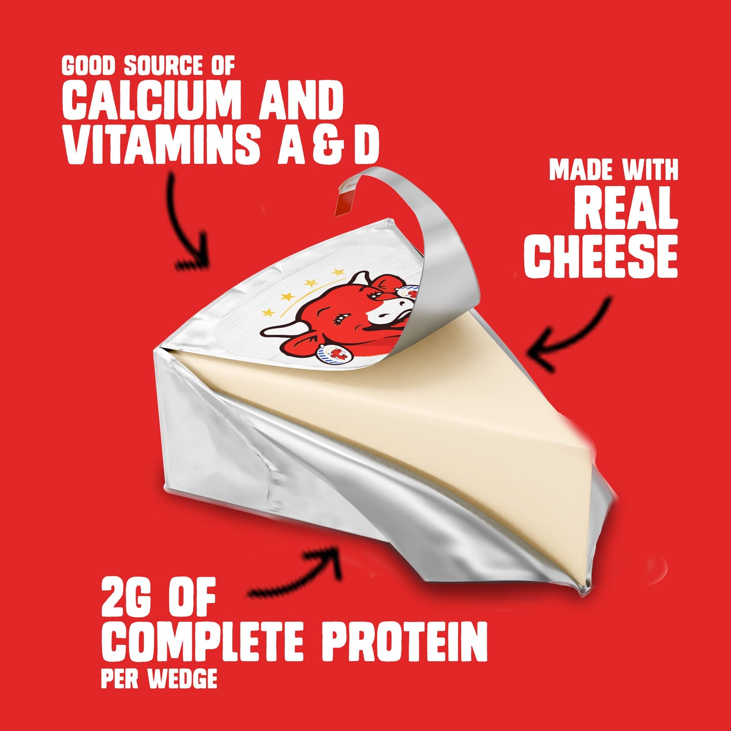 LAUGHING COW Original Spreadable Wedges, 5.4 OZ